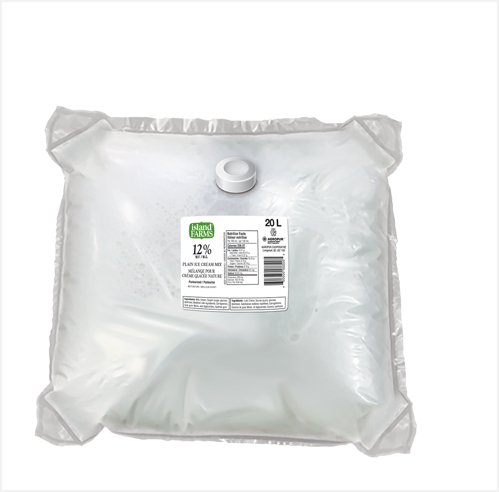 20L ISLAND FARMS ICE CREAM MIX PLAIN | Agropur Solutions